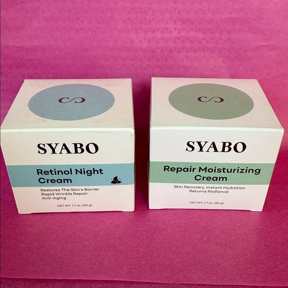 Retinol Night Cream and Repair Moisturizing Cream Set